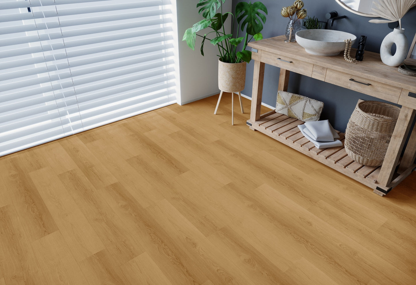 Eiche Gold Landhausdiele - Klebe-Vinylboden