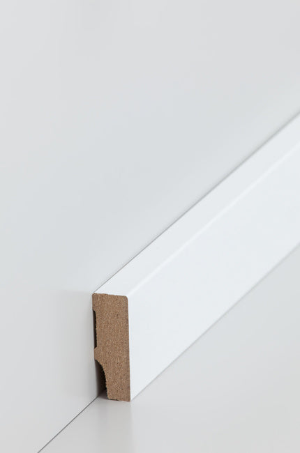 Sockelleiste Weiß 13 x 40 mm - 2,50 m (25m/Paket)