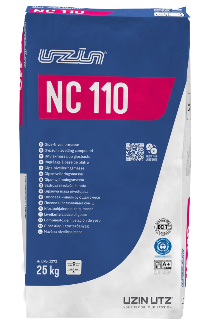 Uzin NC 110 Gips-Nielliermasse - 25kg Sack