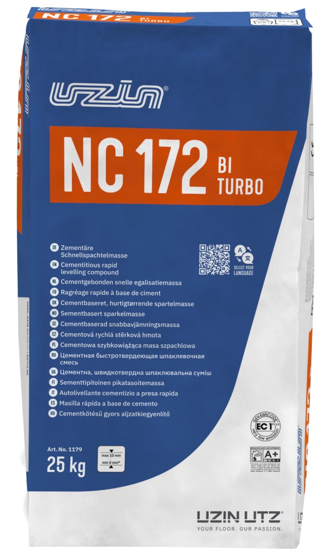 Uzin NC 172 Zementäre Schnellspachtelmasse - 25kg Sack