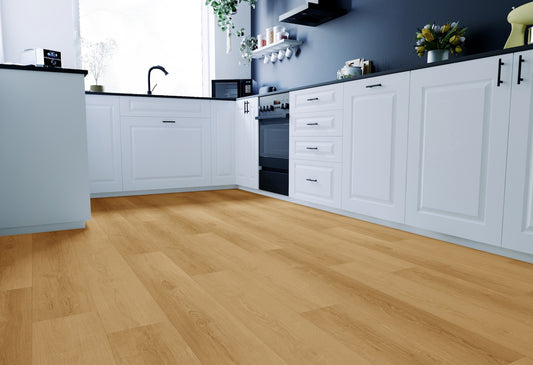 Eiche Gold Landhausdiele - Klebe-Vinylboden