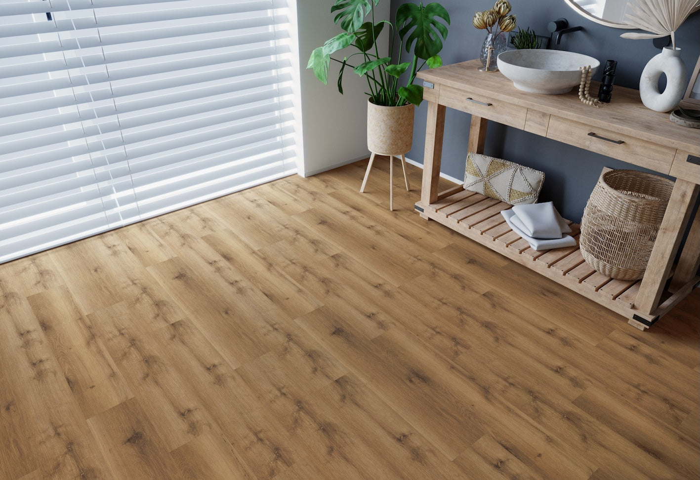 Eiche Tabak Landhausdiele - Klick-Vinylboden