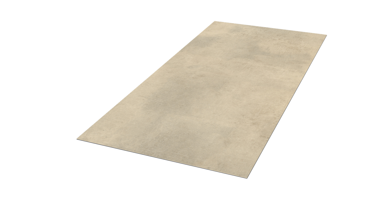 Stein Creme Fliesenoptik - Klebe-Vinylboden