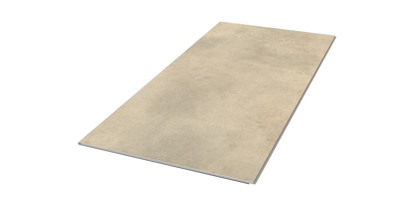 Stein Creme Fliesenoptik - Klick-Vinylboden